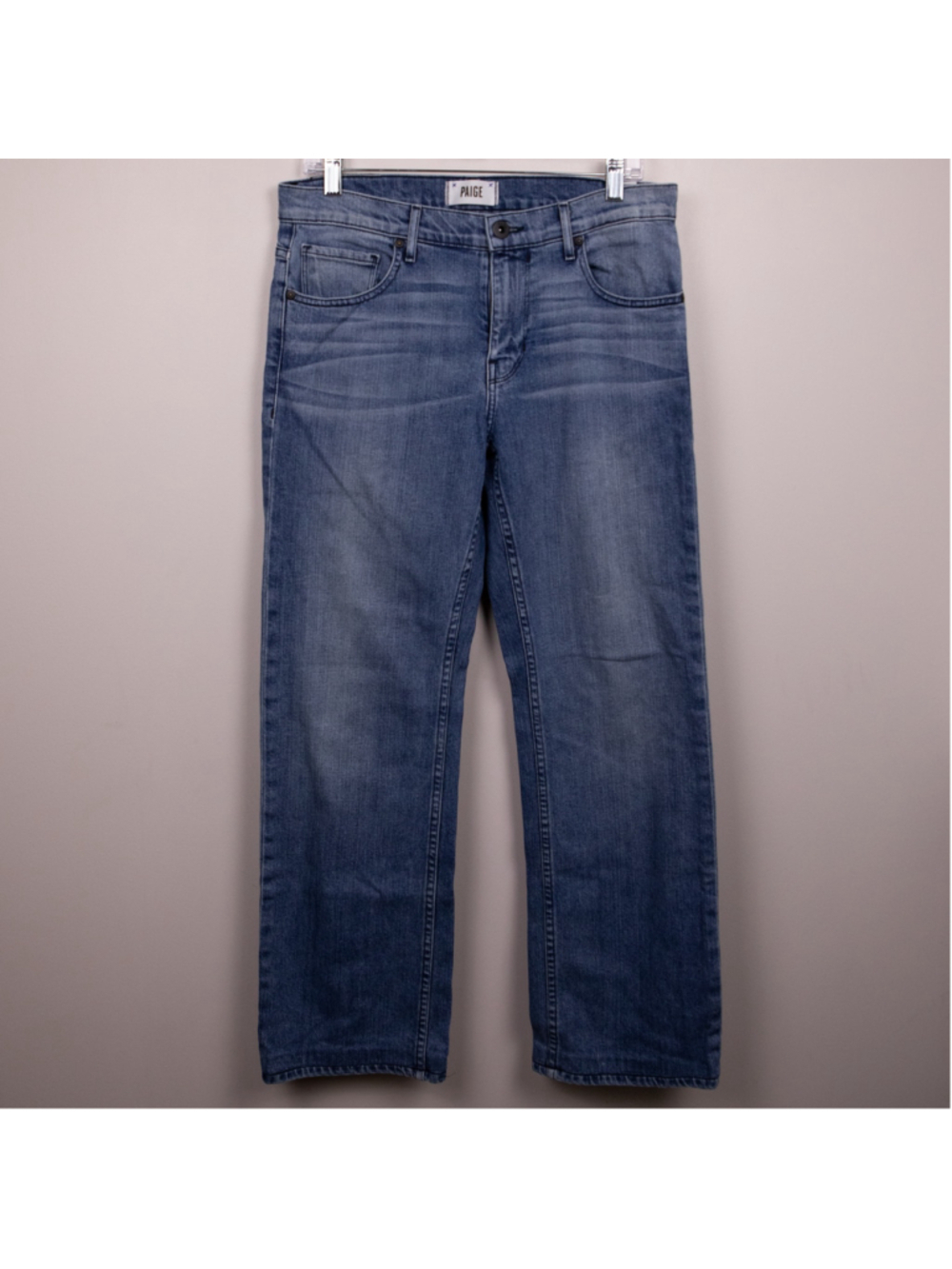 Paige Doheny med wash straight jeans-30